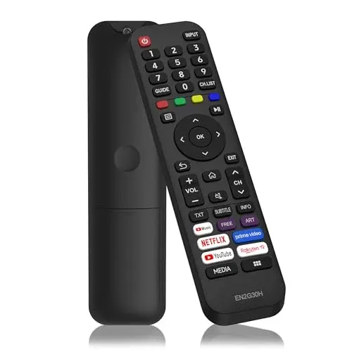 Télécommande compatible Hisense EN2G30H VIDAA avec touches Netflix