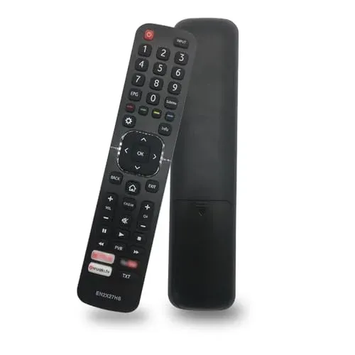 Télécommande compatible Hisense EN2X27HS pour Smart TV LED LCD