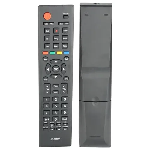 Télécommande compatible Hisense ER-22601A pour téléviseur