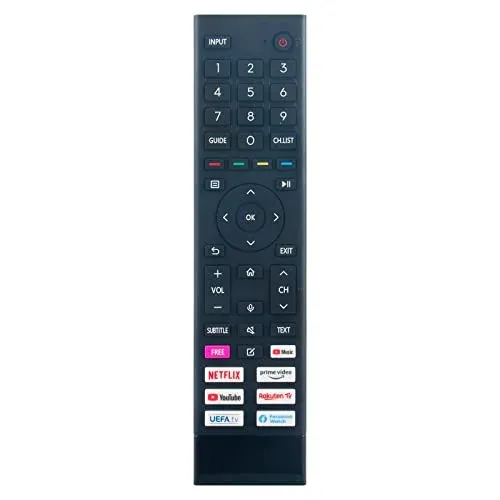 Télécommande compatible Hisense ERF3B80H pour Smart TV