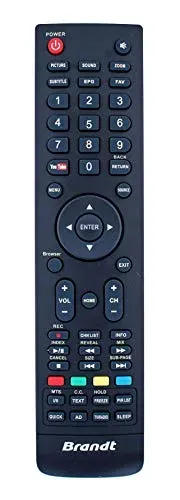 Télécommande Infratex pour téléviseur Brandt B4330FHD