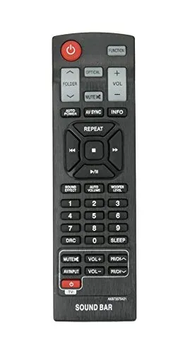 Télécommande compatible LG AKB73575421 pour barre de son