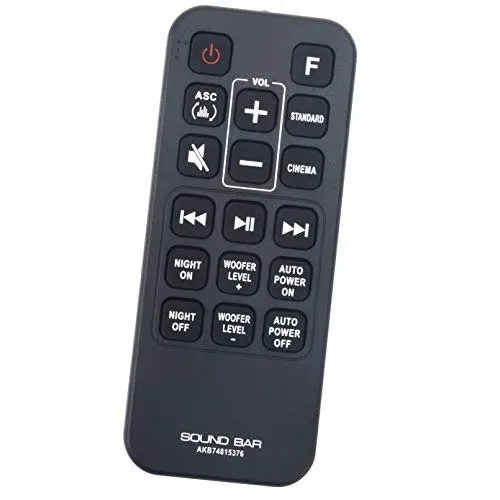 Télécommande LG AKB74815376 pour barre de son SJ3 SJ4