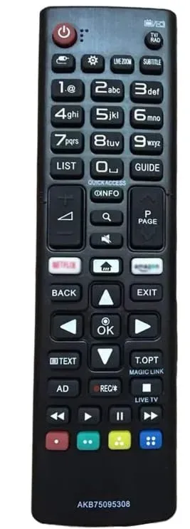 Télécommande LG AKB75095308 de remplacement pour Smart TV
