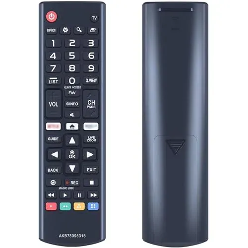 Télécommande de remplacement LG AKB75095315 avec touches Netflix
