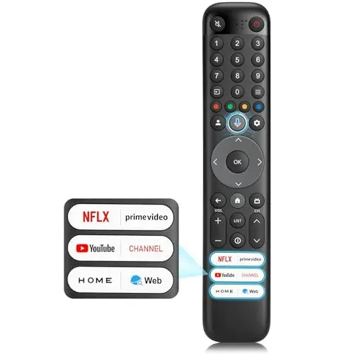 Télécommande Loutoc RC833 vocale pour TCL Smart TV