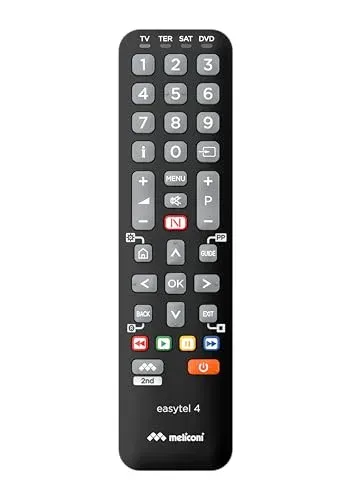 Télécommande Meliconi Easytel 4 universelle 4 en 1