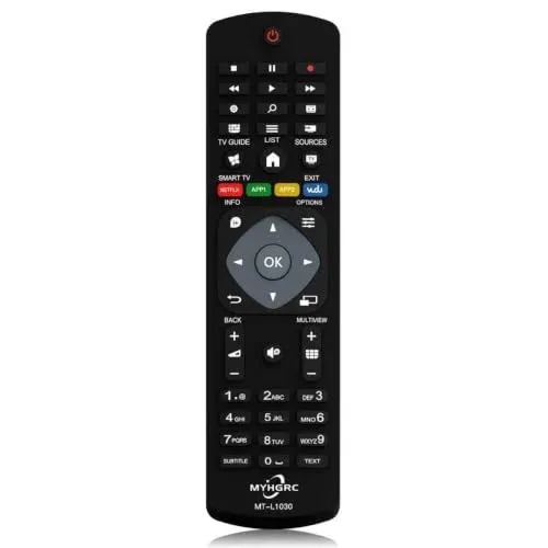 Télécommande universelle MYHGRC pour téléviseurs Philips