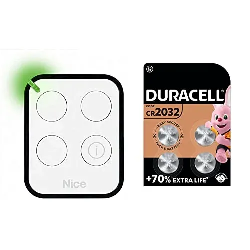 Télécommande Nice Era One 3 canaux 433 MHz + piles CR2032