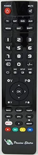 Télécommande compatible Polaroid TQC49F4PR001 pour téléviseur