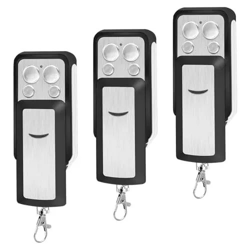 Télécommande de portail Avidsen 114253, lot de 3, 4 boutons