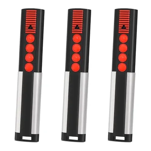 Lot de 3 télécommandes portail LUIRSAY 868 MHz 4 canaux