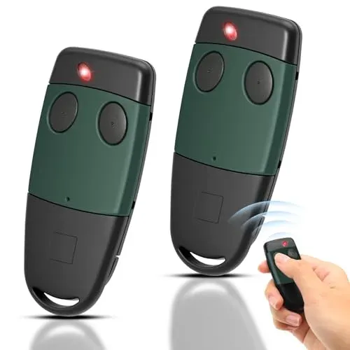 Télécommande portail Wepai 433,92 MHz 2 boutons, lot de 2