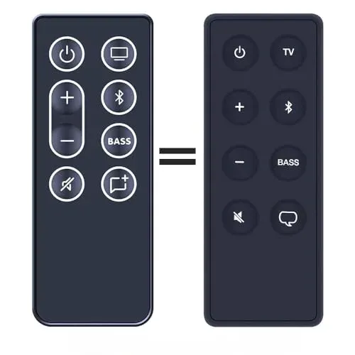Télécommande de rechange pour haut-parleur Bose Solo 842246