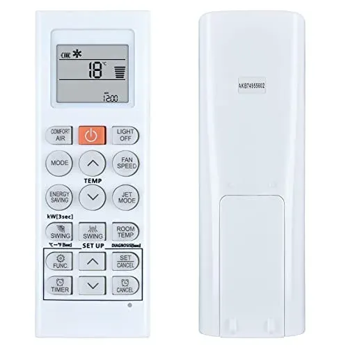 Télécommande de rechange WKOLF pour clim LG AKB75215401