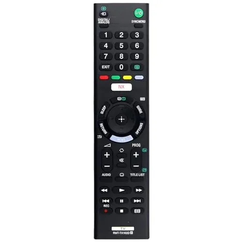 Télécommande RMT-TX102D de remplacement pour Sony KDL