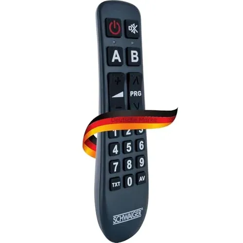 Télécommande universelle SCHWAIGER UFB1100 pour seniors