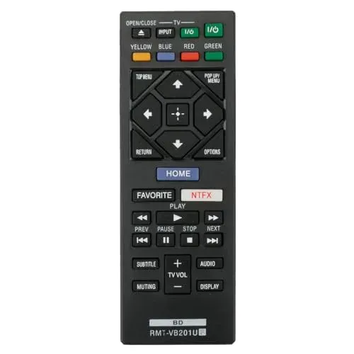 Télécommande Sony RMT-VB201U pour lecteur Blu-ray