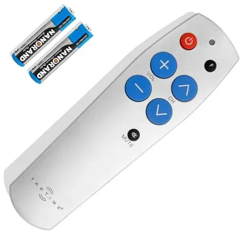 Télécommande TabTime TV à gros boutons