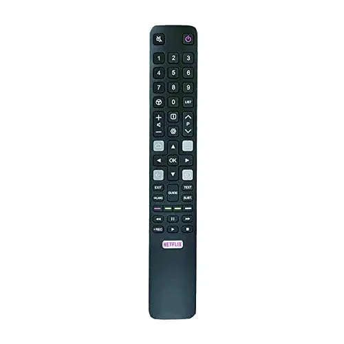 Télécommande compatible TCL RC802N pour téléviseurs et Android TV