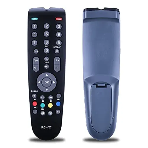 Télécommande TCNOUMT RC-YC1 de remplacement pour TV Grundig