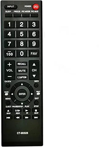 Télécommande Toshiba CT-90326 de rechange pour téléviseur