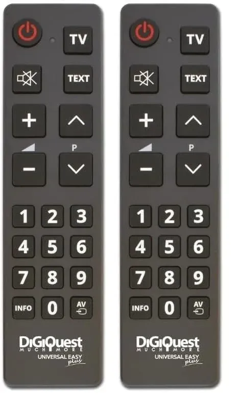 Télécommande TV universelle simplifiée DIGIQUEST Easy Plus