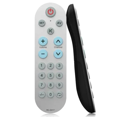 Télécommande TV universelle à gros boutons, fonction apprentissage