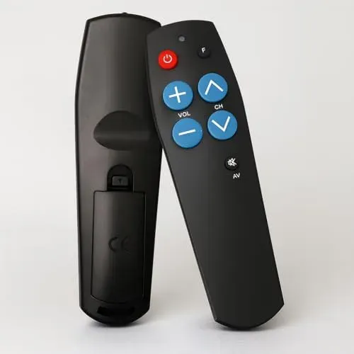Télécommande TV universelle Tuwonwa à gros boutons pour seniors