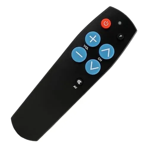 Télécommande universelle GaxmLou à gros boutons pour seniors