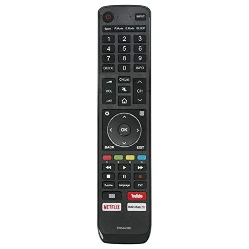 Télécommande VINABTY EN3AA39H compatible Hisense