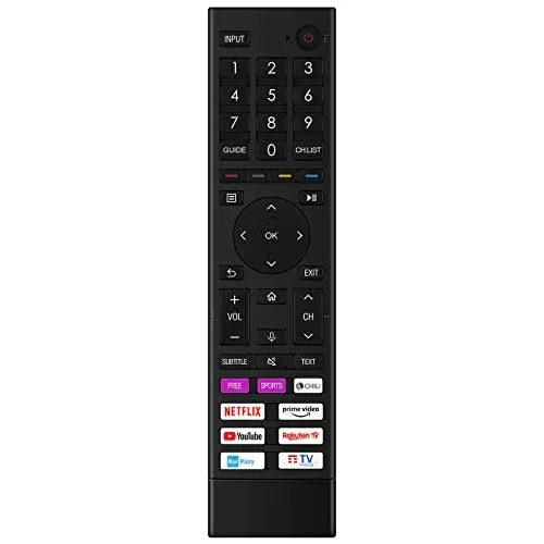 Télécommande VINABTY ERF3C80H pour téléviseurs Hisense