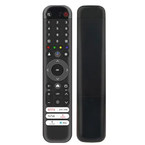 Télécommande vocale VINABTY RC833-GUB1 pour TV TCL