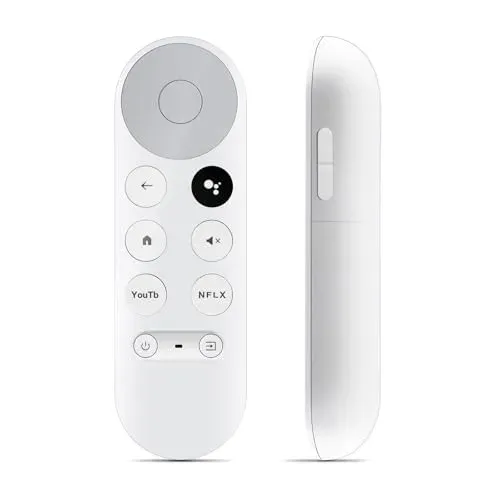 Télécommande vocale Bluetooth PNGOS pour Chromecast 4K Snow