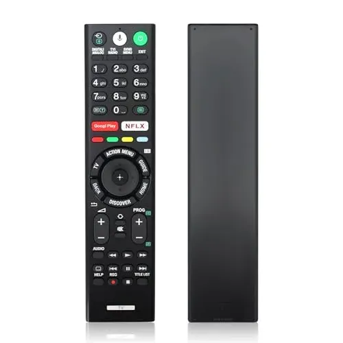 Télécommande vocale Bluetooth PNGOS pour téléviseurs Sony Bravia