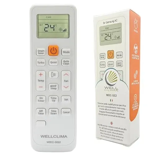Télécommande Wellclima pour climatiseur Samsung