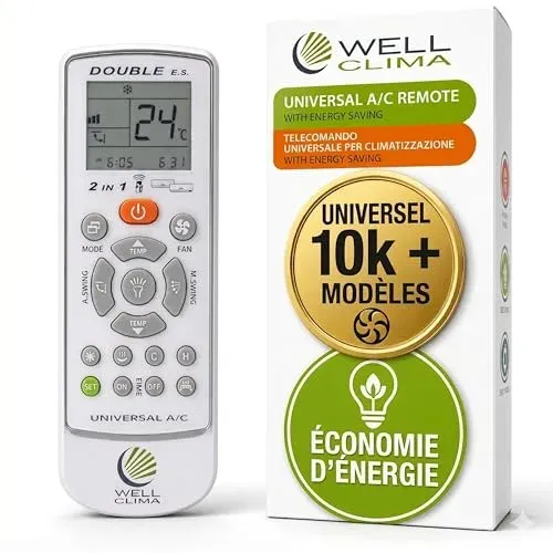 Télécommande Wellclima Double E.S. universelle