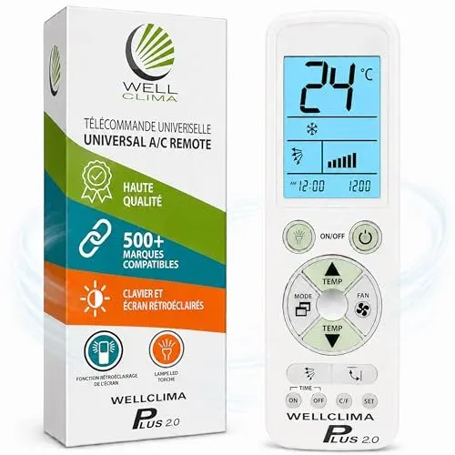 Télécommande Wellclima Plus 2.0 universelle