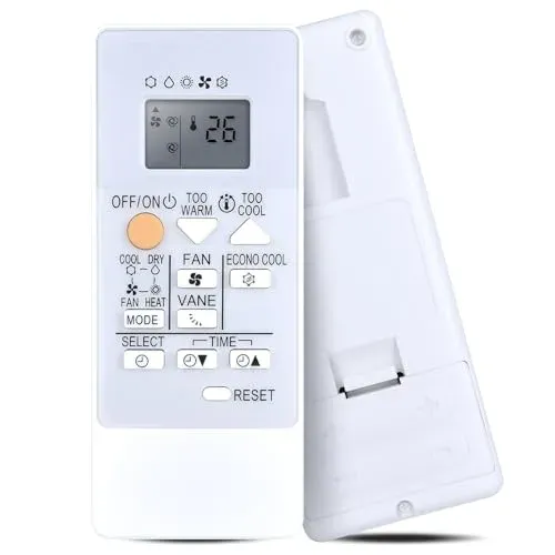 Télécommande de remplacement WKOLF RH18A pour climatiseur Mitsubishi