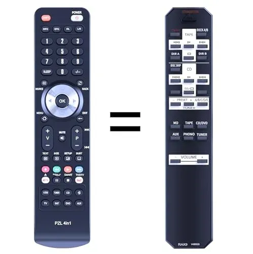 Télécommande de remplacement Yamaha AX396 AX496 AX596