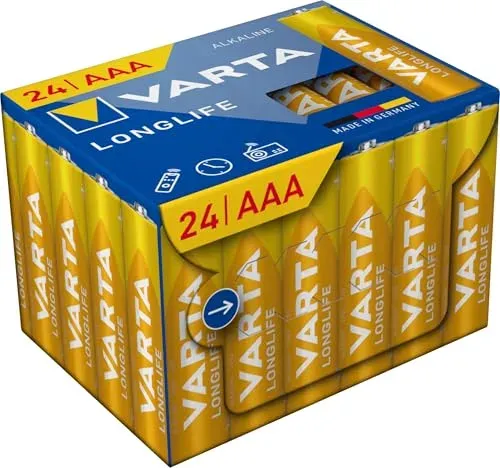 Varta Longlife Power : lot de 24 piles alcalines AAA